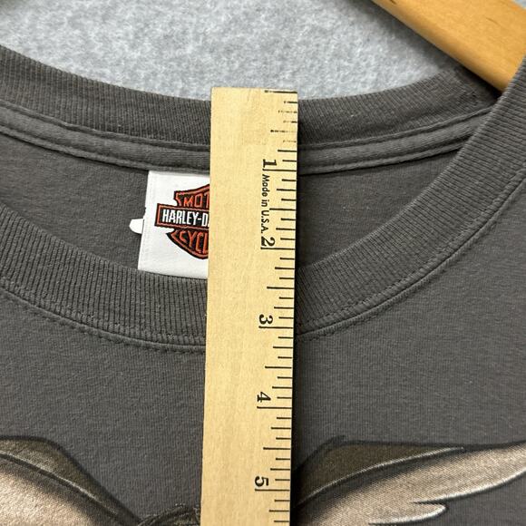 Harley Davidson Looney Tunes Old School Rules Vintage Y2K Shirt Men’s Size 3X - Picture 10 of 15